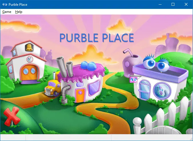 play purple place in windows 10