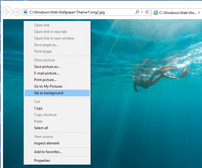 2 Ways to Set Desktop Background Wallpaper Without Activation » Winhelponline 2 Ways to Set Desktop Background Wallpaper Without Activation » Winhelponline