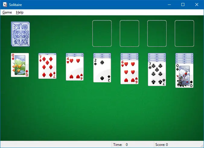 play solitaire in windows 10