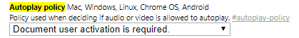 chrome flags disable autoplay video