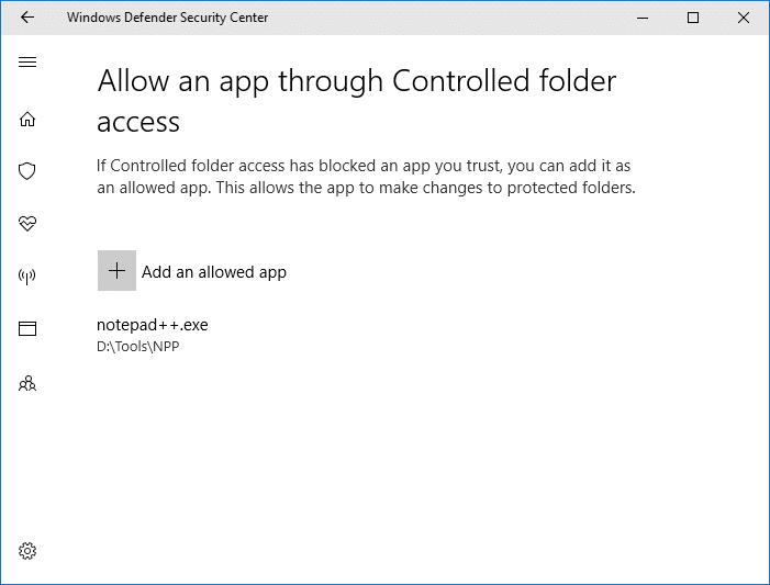 controlled access folder controlled access folder