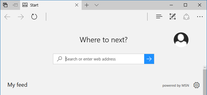 edge search box default placeholder text