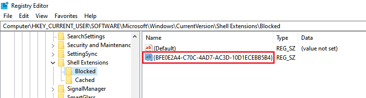 remove "edit with photos" via the registry