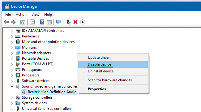 device being used by another application sound device being used by another application sound