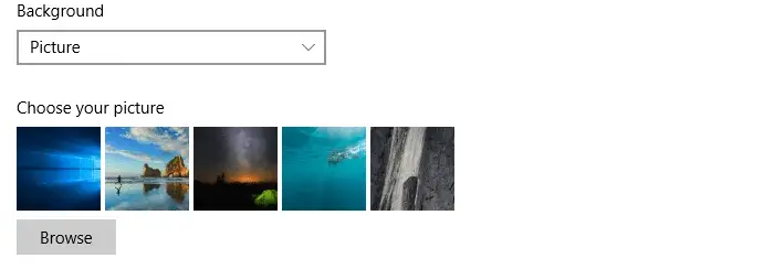 clear wallpaper history in windows 10