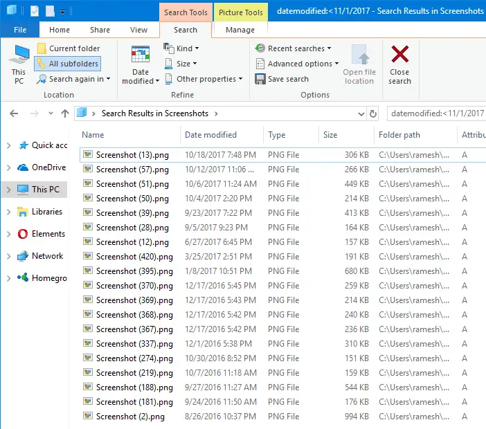 delete files older than x days in windows
