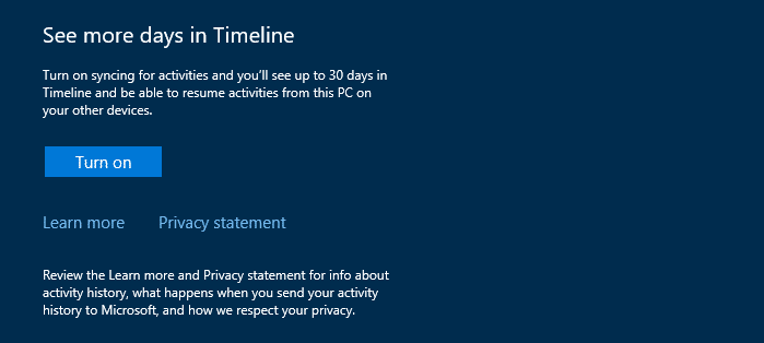 windows 10 timeline feature taskview