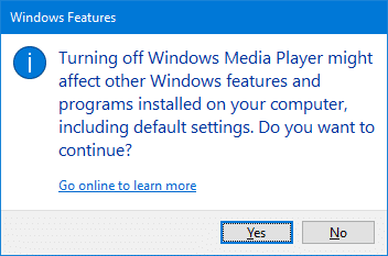 spring creators update error 0x800F081E wmp features