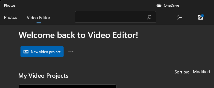 windows 11 video editor photos app