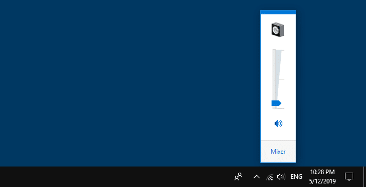 Windows 10 Taskbar Volume Control Icon does not Work