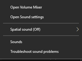 Windows 10 Taskbar Volume Control Icon does not Work