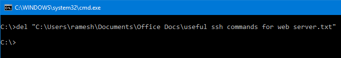 could not find the item when deleting a file or folder