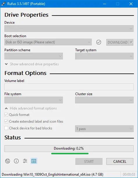 download windows 10 iso using rufus