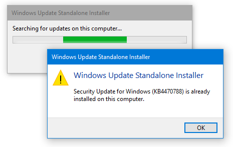 windows update kb4474419