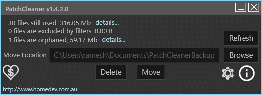 patchcleaner to clean up windows installer folder