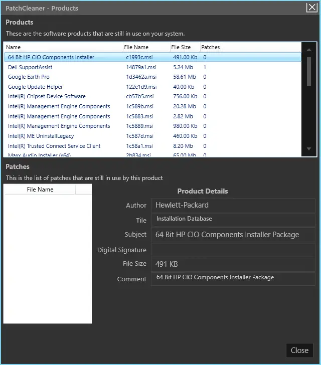 windows xp clean up windows installer folder