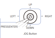 Samsung monitor jog button