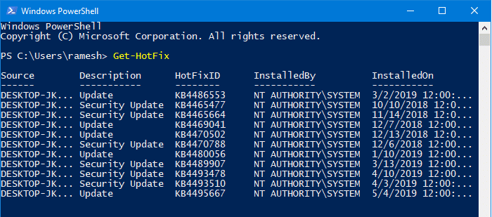 systeminfo powershell systeminfo powershell