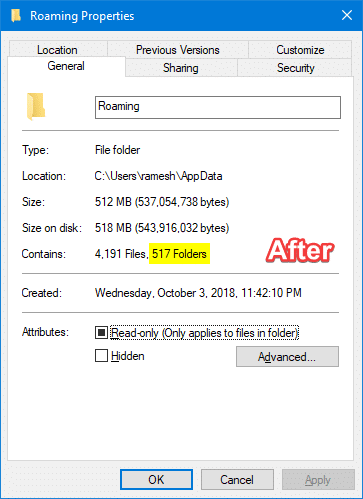 remove empty folders - after