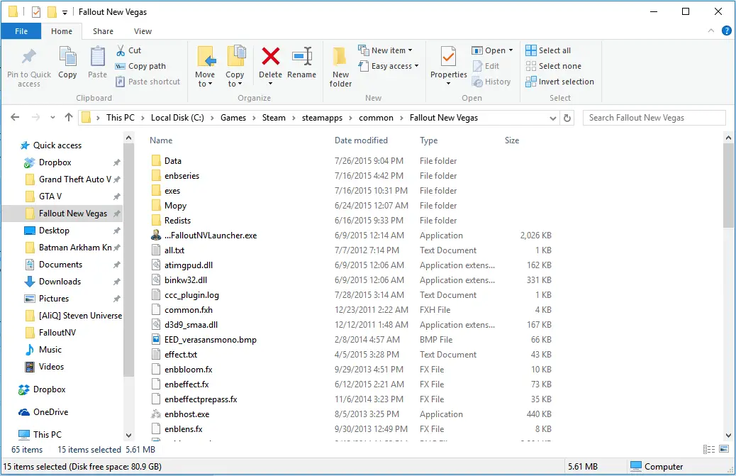 File Explorer does not Highlight Files
