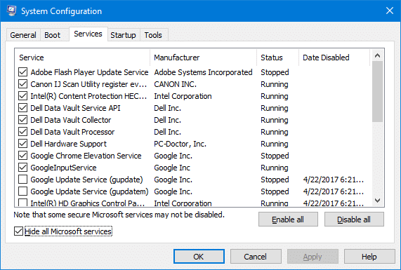 File Explorer does not Highlight Files