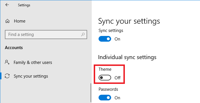 save a theme error - windows can't find