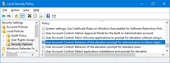 UAC asks for password even if logged in as an administrator