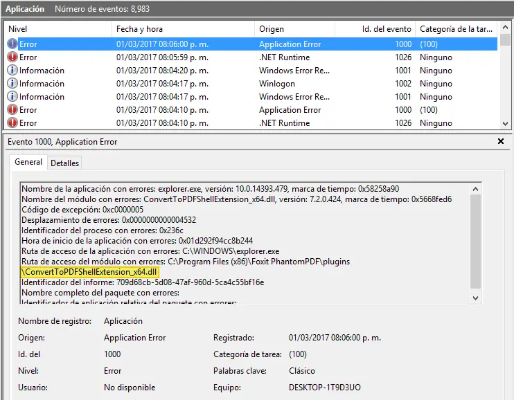 internet explorer event id 1000 internet explorer event id 1000