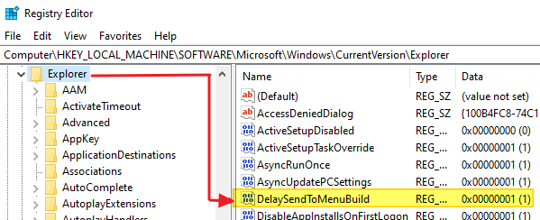 delaysendtomenubuild