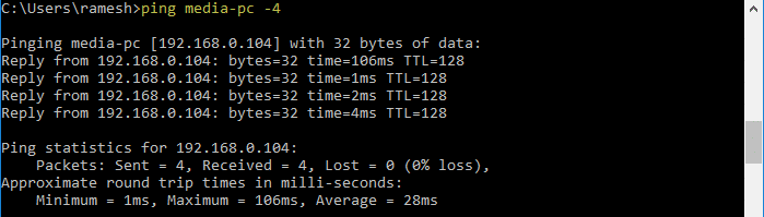 find ip address of mapped network drive