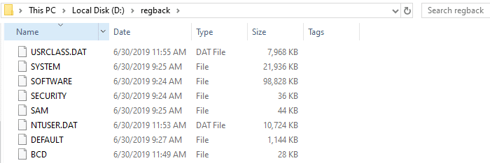 completely backup windows 10 registry hives - regedit export