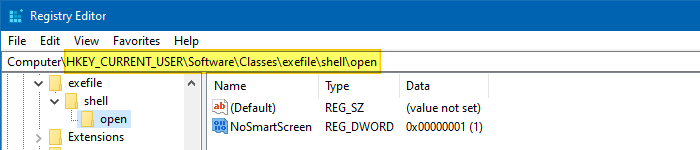 bypass smartscreen even if policy enabled