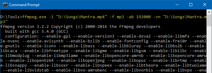 convert mp4 to mp3 offline - extract audio from video