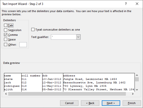 prevent excel convert data format import .csv file