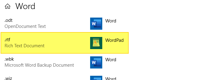word not the default editor message startup