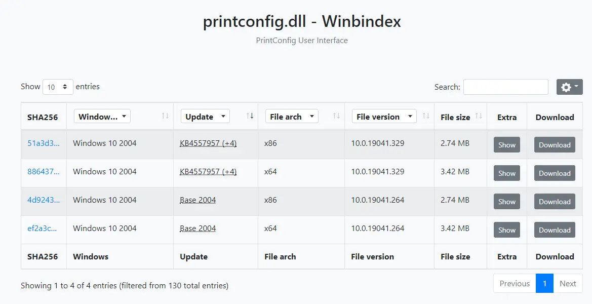 printconfig.dll download from winbindex