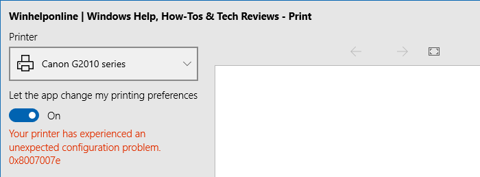 printer error edge 0x8007007e printconfig.dll