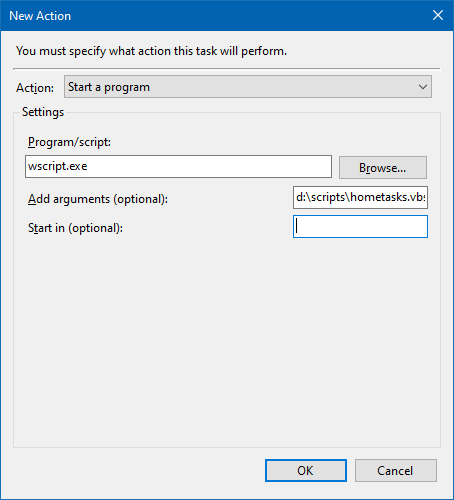 trigger launch program when connecting to a specific network connection