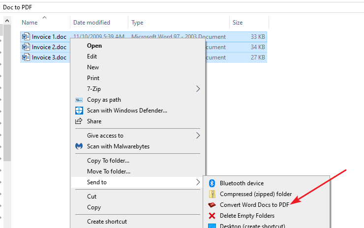 batch convert word documents to pdf