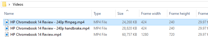 resize or change resolution of videos in windows - ffmpeg
