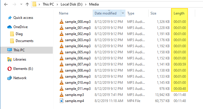 ffmpeg split video or audio multiple parts
