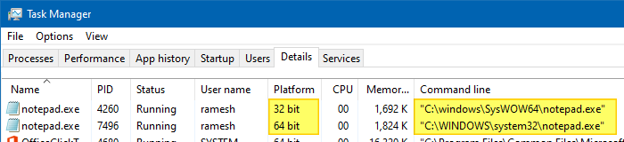 find out if exe is 32-bit or 64-bit