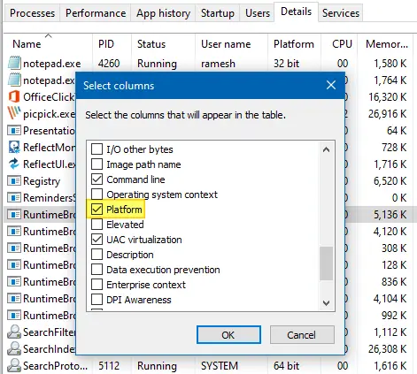 find out if exe is 32-bit or 64-bit