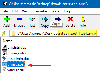 measure total execution time of a command or program