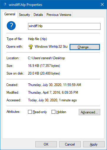 restore winhlp32 .hlp viewer in windows 10