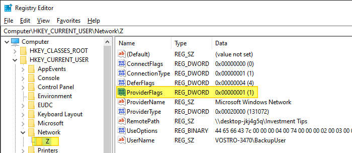 windows 10 2004 mapped network drives not working