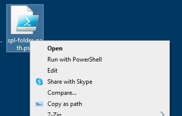 remove share with skype context menu