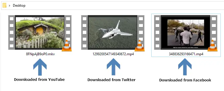 youtube-dl download twitter, facebook or youtube videos