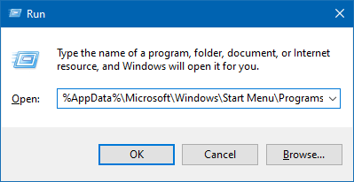 paste path from clipboard to Run dialog
