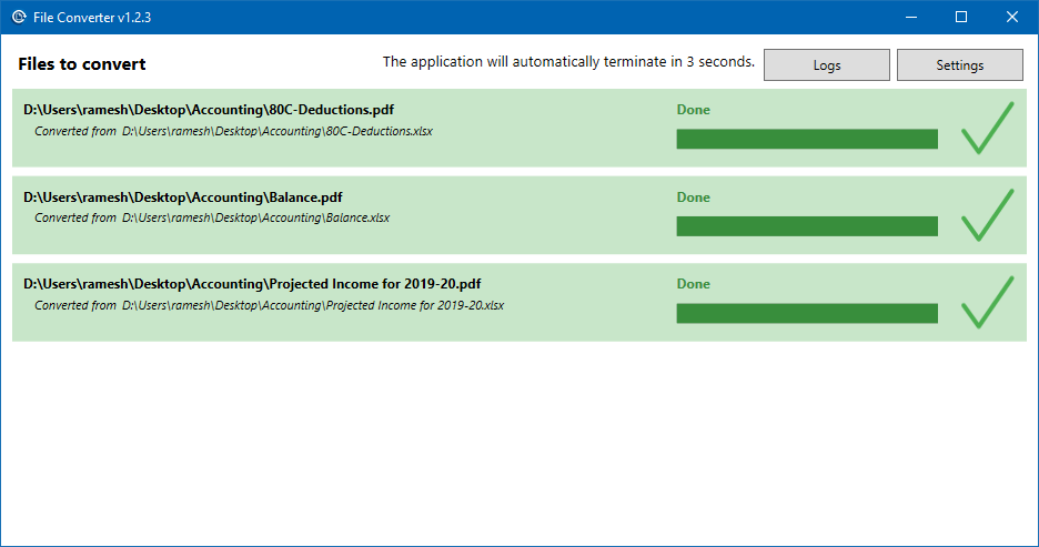 excel save as pdf using file converter